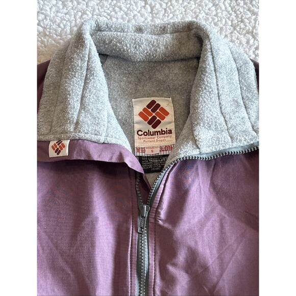 Vintage Columbia Ski Bomber Jacket Woman’s Small Purple Thinsulate 3m - Picture 3 of 8